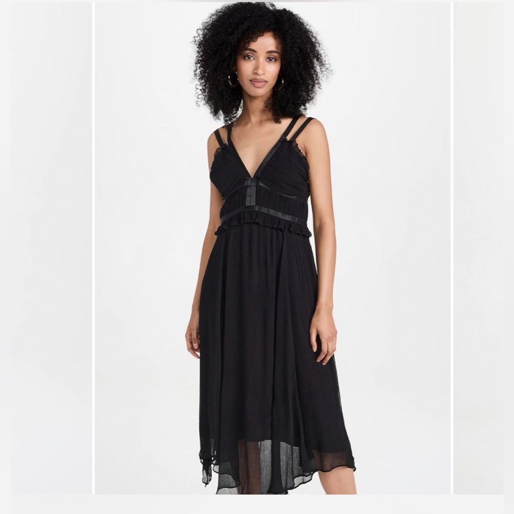 ✨Hurry Sale Price Special✨ 
Elegant Black BA&SH Long Black Dress